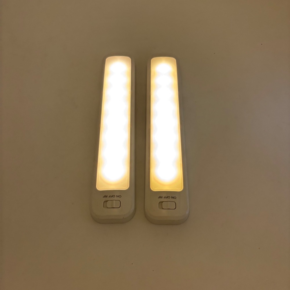 Energizer LED Light Bar Home 12 Inch White Wireless Battery Operated 2 *read